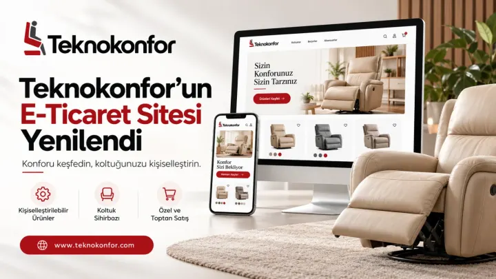 Teknokonfor, Yenilenen E-Ticaret Sitesini Yayına Aldı