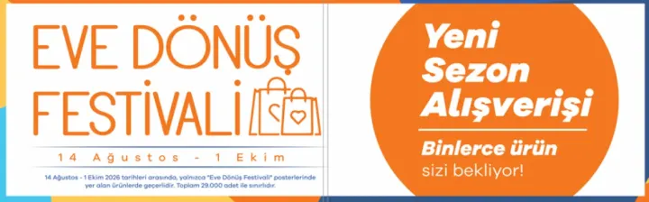 Evidea’dan Yeni Sezona Özel “Eve Dönüş Festivali” Başladı