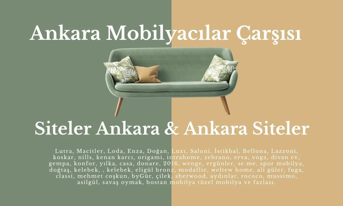 Ankara Mobilyacılar Çarşısı