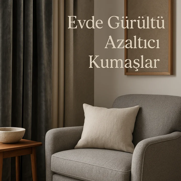 Evde Gürültü Azaltıcı Kumaşlar: Sessiz ve Konforlu Bir Yaşam Alanı İçin Rehber
