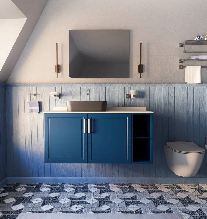 CREAVIT’TEN YAZLIK EVLERE UYGUN KOMPAKT, ŞIK VE FONKSİYONEL BANYO MOBİLYASI ÇÖZÜMLERİ