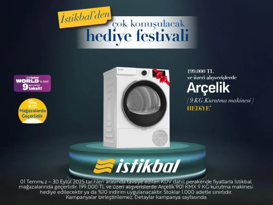 İSTİKBAL'DEN ÇOK KONUŞULACAK HEDİYE FESTİVALİ