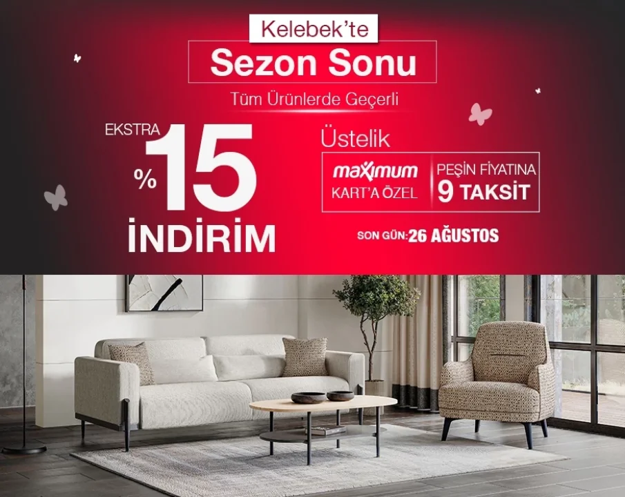 Sezon Sonuna Özel: Kelebek’ten Serinleten Fırsatlar!