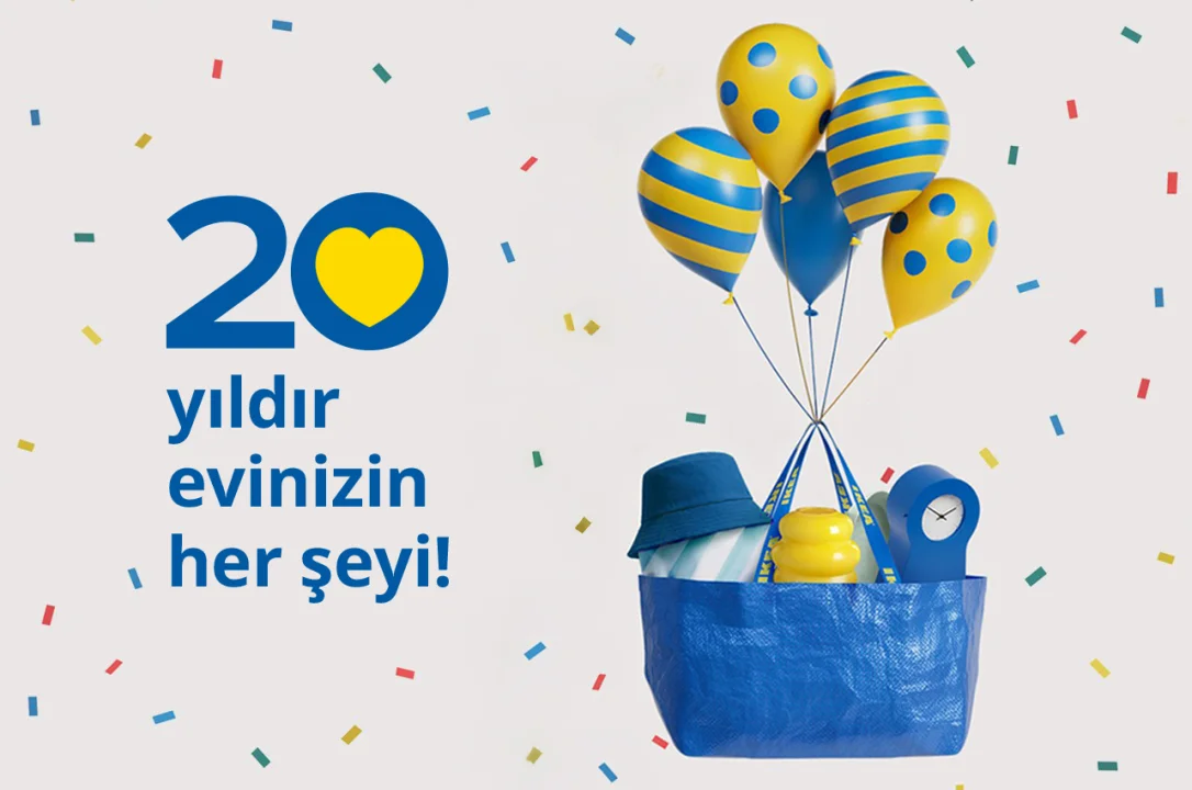 IKEA Türkiye 20. Yılını Özel Kampanyalar ve Etkinliklerle Kutluyor