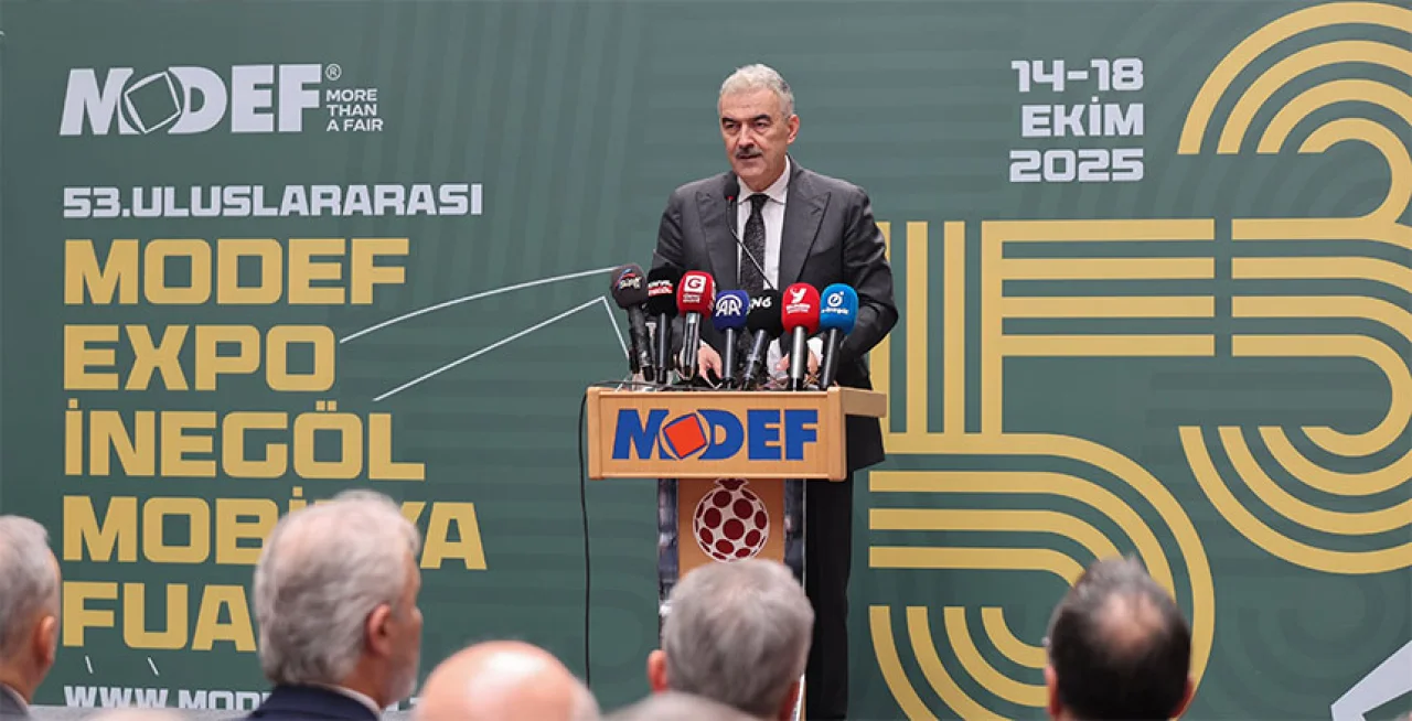 53. Uluslararası MODEF İnegöl Mobilya Fuarı Kapılarını Açtı