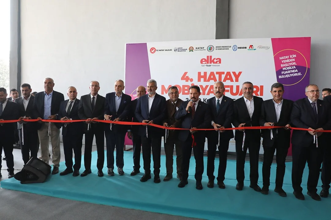 4. Hatay Mobilya Fuarı Kapılarını Açtı