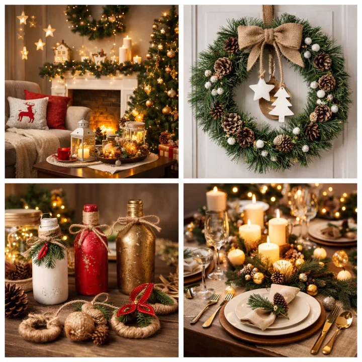 Evde Yeni Yıl Dekorasyonu Fikirleri: Evinizi Sıcak ve Şık Bir Atmosfere Dönüştürün