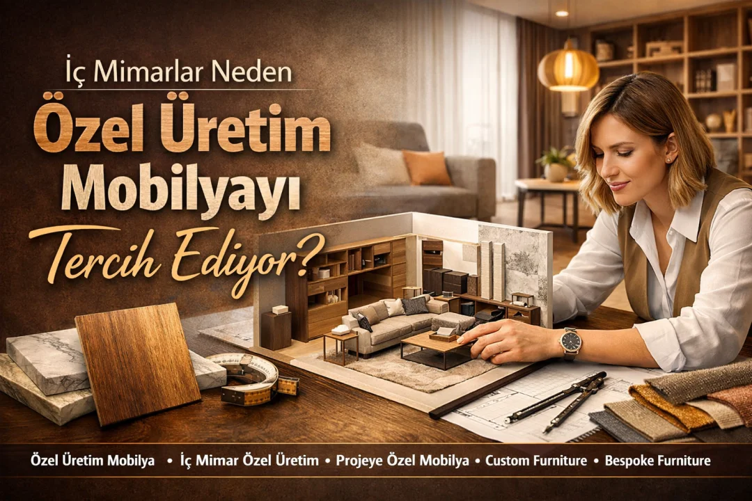 İç Mimarlar Neden Özel Üretim Mobilyayı Tercih Ediyor?
