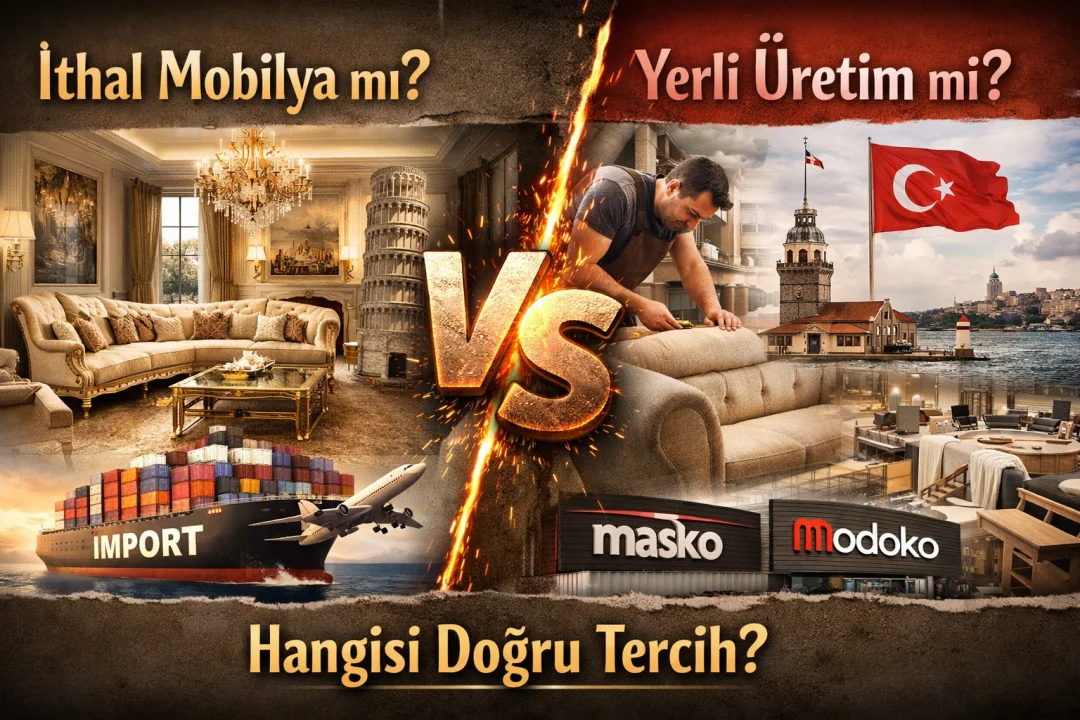 İthal Mobilya mı, Yerli Üretim mi? Hangisi Sizin İçin Doğru Tercih?