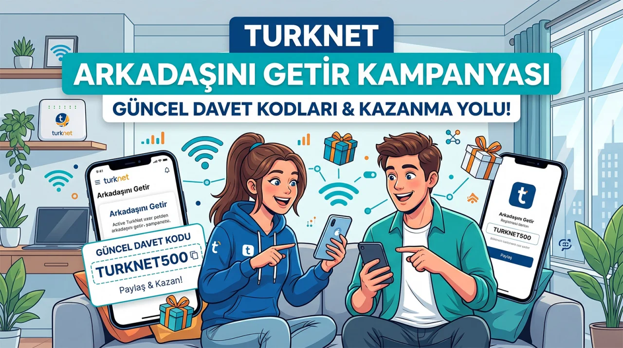 TürkNet Arkadaşını Getir Kampanyası: Güncel Davet Kodları