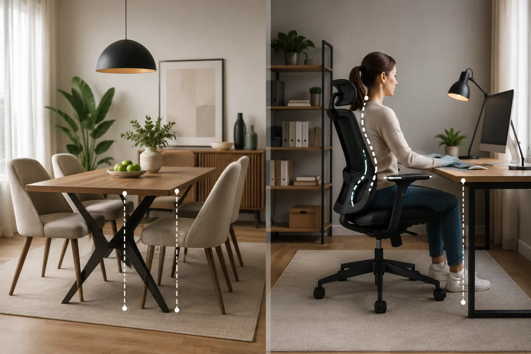 Masa ve Sandalye Seçiminde Ergonomi Neden Önemlidir?