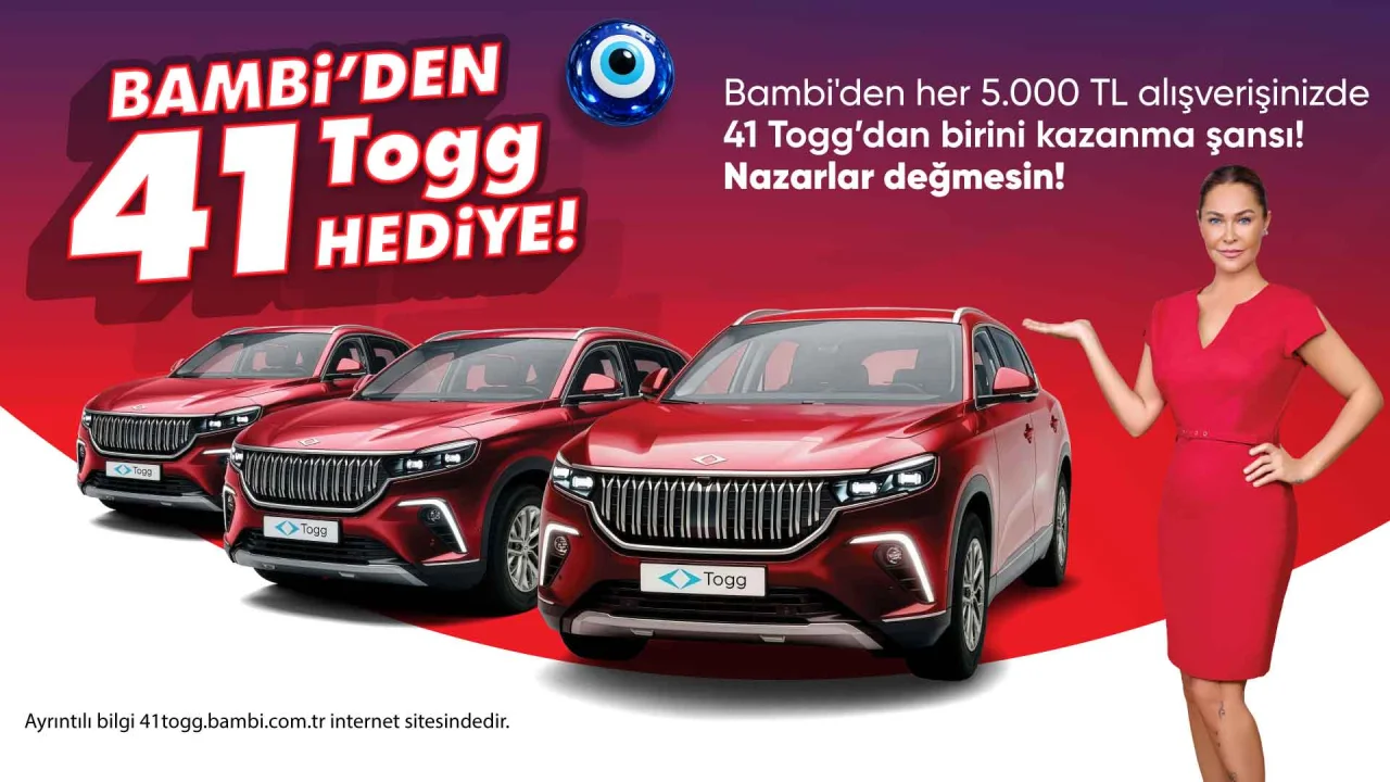 Mobilya Devi 41 TOGG T10X Hediye Edecek! Çekilişe Katılmak İçin 5 Bin TL’lik Alışveriş Yeterli