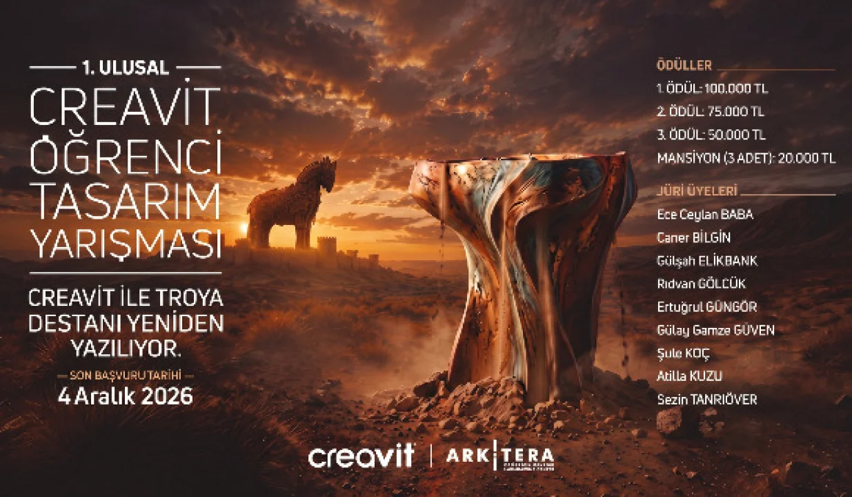 Creavit’ten Troya Temalı Öğrenci Tasarım Yarışması: Gençler Lavabo Tasarlayacak
