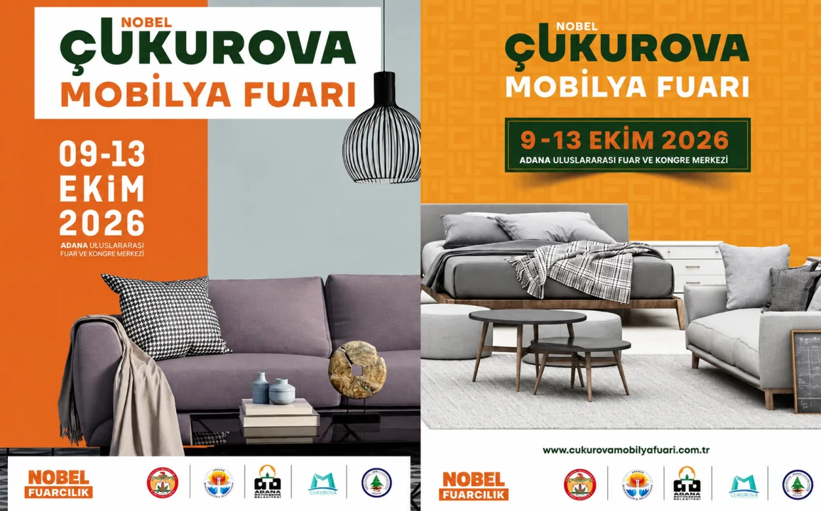 Çukurova Mobilya Fuarı 9 Ekim'de Başlıyor! Sektör Temsilcileri Adana'da Buluşacak