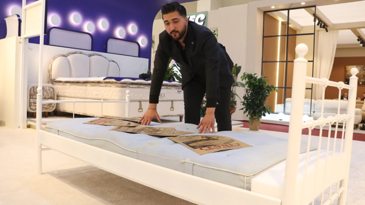 60 Yıllık Yatak ANAMOB 2026 Mobilya Fuarı'nda Ziyaretçilerin İlgi Odağı Oldu